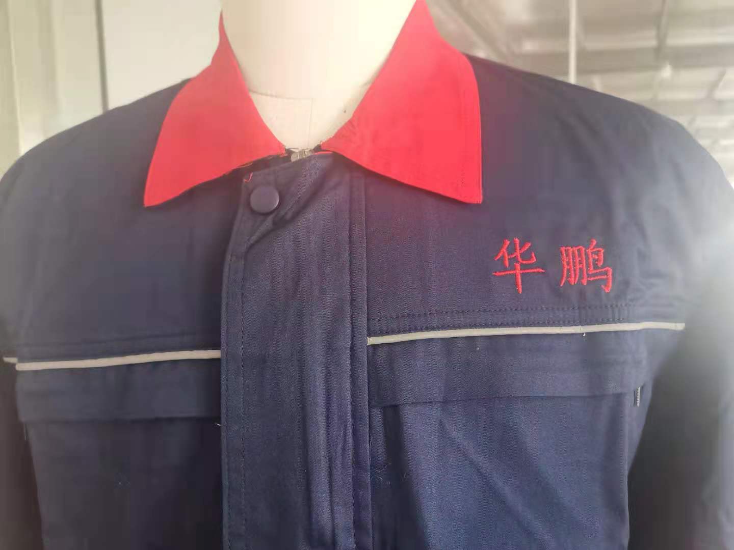 江苏华鹏电力夏季长袖工作服定做款式(图3)